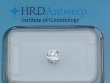 Preview: Diamant im Brillantschliff 0.32 ct/ SI1 mit HRD Report