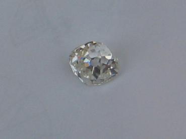 Diamant im Old Mine Cut, 1.12 ct. mit IGI Kurzgutachten: I/SI1/ Potential zum VS2 im Brillantschliff bei + / - 50% Verlust
