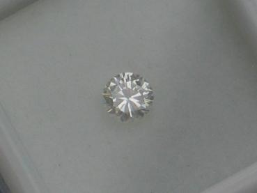 Diamant im Brillantschliff. 0.36 ct / P1 Farbe: H, Schliff: F/ G/ VG incl. DPL Report Idar-Oberstein