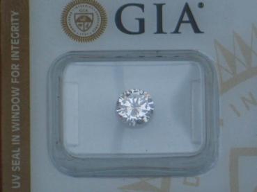 Preview: Diamant im Brillantschliff 0.75 ct. Color F, Clarity: VS1 mit GIA Report, Laser Inscription