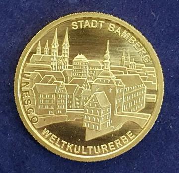100 Euro Gold 2004 "Bamberg" , 1/2 oz 15,55g Feingold 999,9