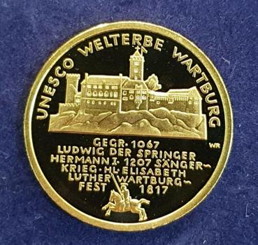 100 Euro Gold 2004 "Wartburg" 1/2 oz 15,55g Feingold 999,9