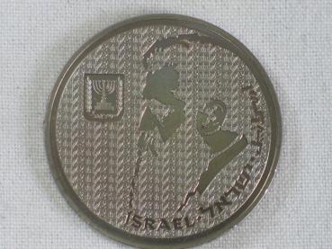 10 Schekel 5744 (1984), Theodor Herzl, Isael aus CuNi
