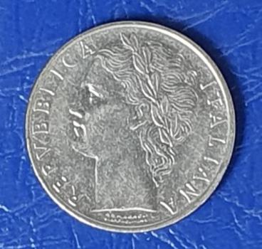 100 Lire, Italien, Kursmuenze aus dem Jahr 1966