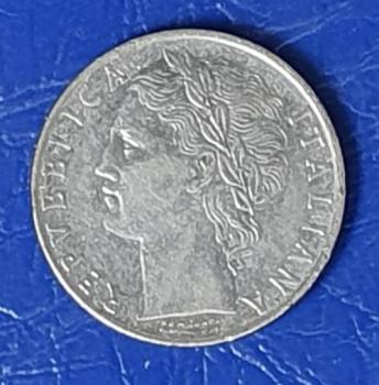 100 Lire, Italien, Kursmuenze aus dem Jahr 1974