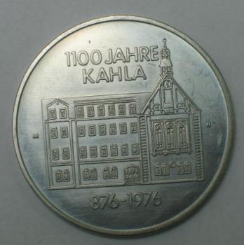 DDR, Neusilber-Medaille 1976, 1100 Jahre Kahla