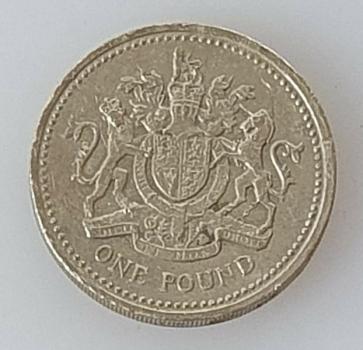 Preview: 1 Pfund (One Pound) 1993 -Elisabeth II-, Großbritannien