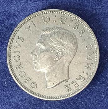 2 Shillings Georg VI 1948, Großbritannien, Two Shillings (Florin)