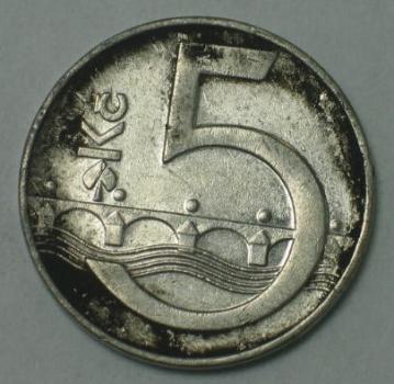 5 Kronen 1993, Tschechische Republik