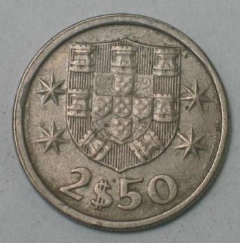 2,5 Escudos 1976, Portugal