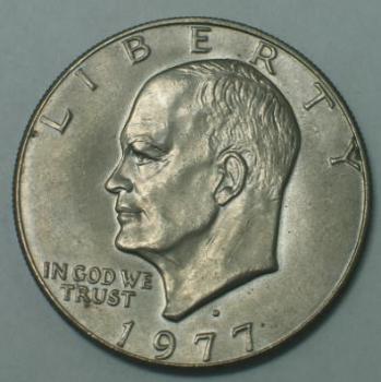 1 Dollar -Eisenhower- -Mondlandung- 1977, Vereinigte Staaten USA