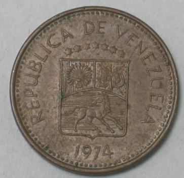Preview: 5 Centimos 1974, Venezuela