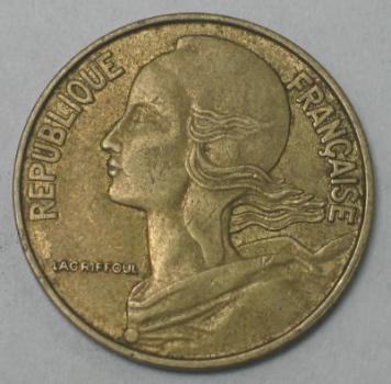 20 Centimes 1967, Frankreich