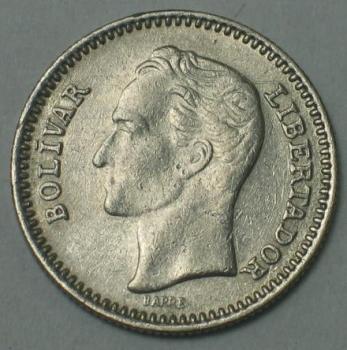 Preview: 25 Centimos 1965, Venezuela