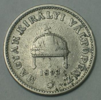 Preview: 20 Filler 1893, Ungarn