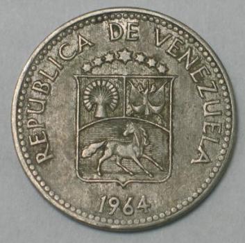 Preview: 5 Centimos 1964, Venezuela