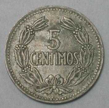 5 Centimos 1964, Venezuela