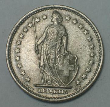 1 Franken 1968, Schweiz