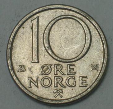 10 Öre 1974, Norwegen