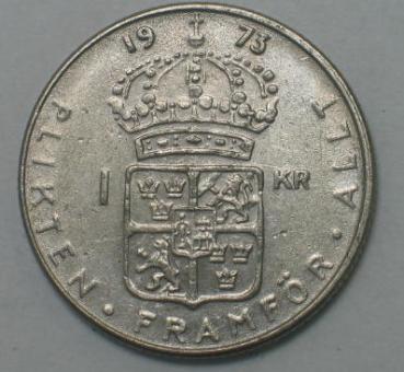 1 Krone 1973, Schweden