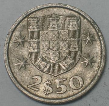 2,5 Escudos 1984, Portugal