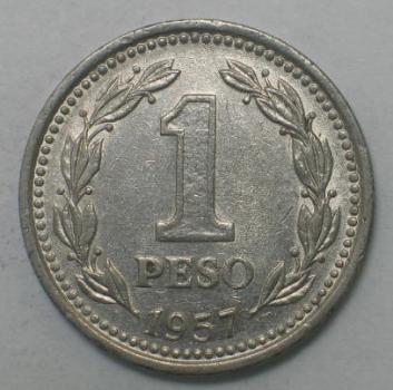 1 Peso 1957, Argentinien