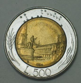 Preview: 500 Lire 1984, Italien