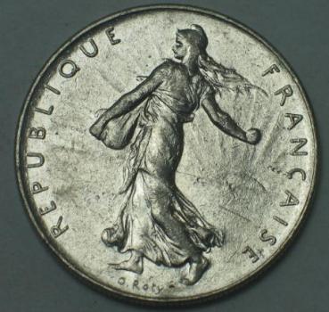 1 Franc -Semeuse- 1977, Frankreich