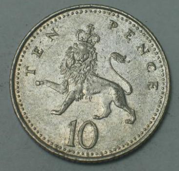10 Pence 1995 Großbritannien - Elisabeth II-