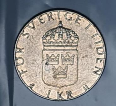 1 Krone 1983 Carl Gustav XVI, Schweden
