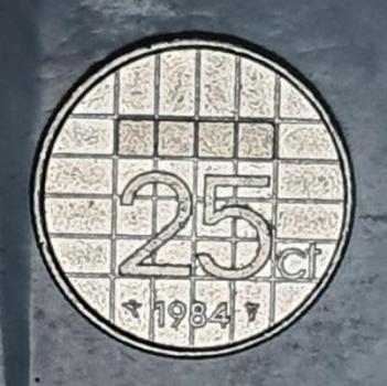 25 Cent 1984 Königin Beatrix, Niederlande