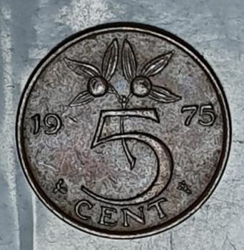 5 Cent 1975 Königin Juliana, Niederlande