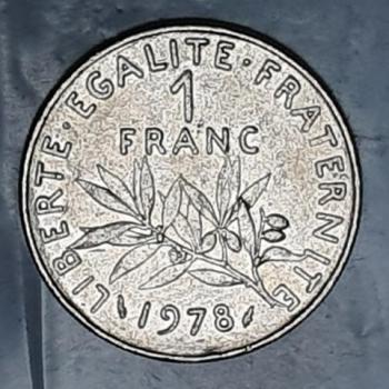 1 Franc 1978 Semeuse, Frankreich