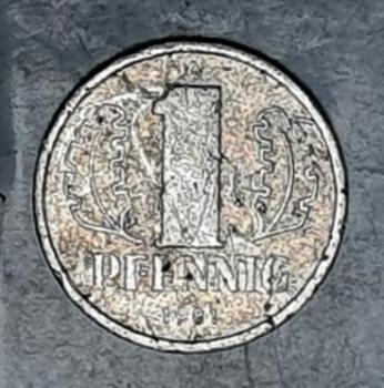 1 Pfennig 1981, DDR