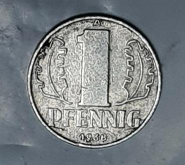 1 Pfennig 1968, DDR