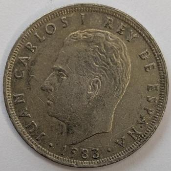 Preview: 25 Pesetas 1983, König Juan Carlos I, Spanien