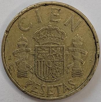 100 Pesetas 1982, König Juan Carlos I, Spanien