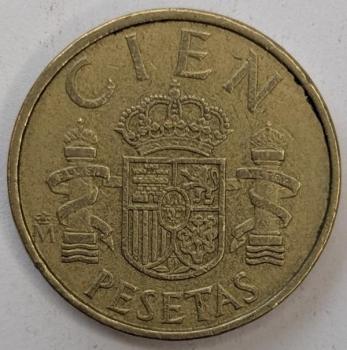 100 Pesetas1983, König Juan Carlos I, Spanien