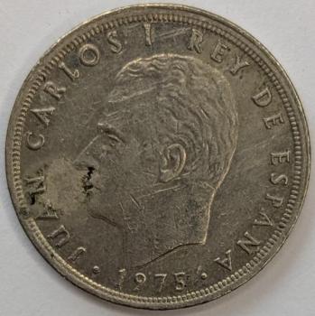 Preview: 5 Pesetas 1975, Juan Carlos, Spanien