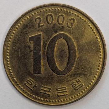 10 Won 2003, Südkorea