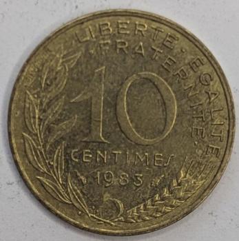 10 Centimes 1983, Frankreich