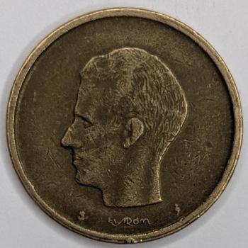 Preview: 20 Franc 1981,Legende in niederländisch-"Belgie", König Baudouin I, Belgien