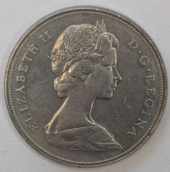 Preview: 1 Dollar 1972, Kanu Königin Elizabeth II., Kanada, Silber 500er