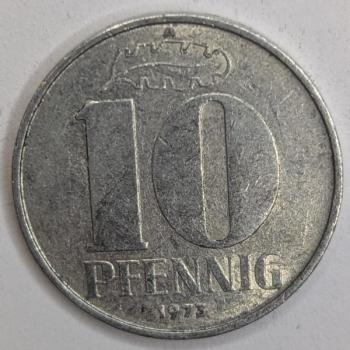 10 Pfennig 1973, DDR