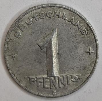 1 Pfennig 1952, DDR