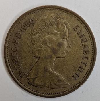 Preview: 2 New Pence 1980, Königin Elizabeth II., England