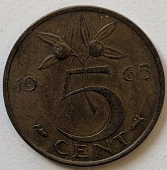 5 Cent 1965, Königin Juliana, Niederlande