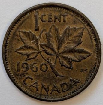 1 Cent 1960, Kanada