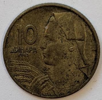 10 Dinar 1963, Jugoslawien