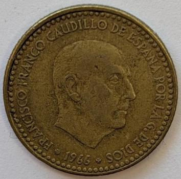 Preview: 1 Peseta 1966, Spanien